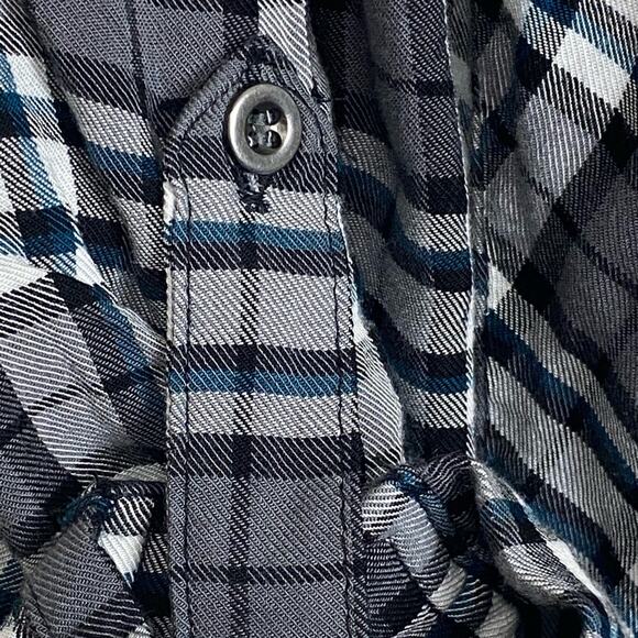 Westbound Women's Plaid Tunic Length Top with Accentuated Waist Size Medium - Picture 4 of 6